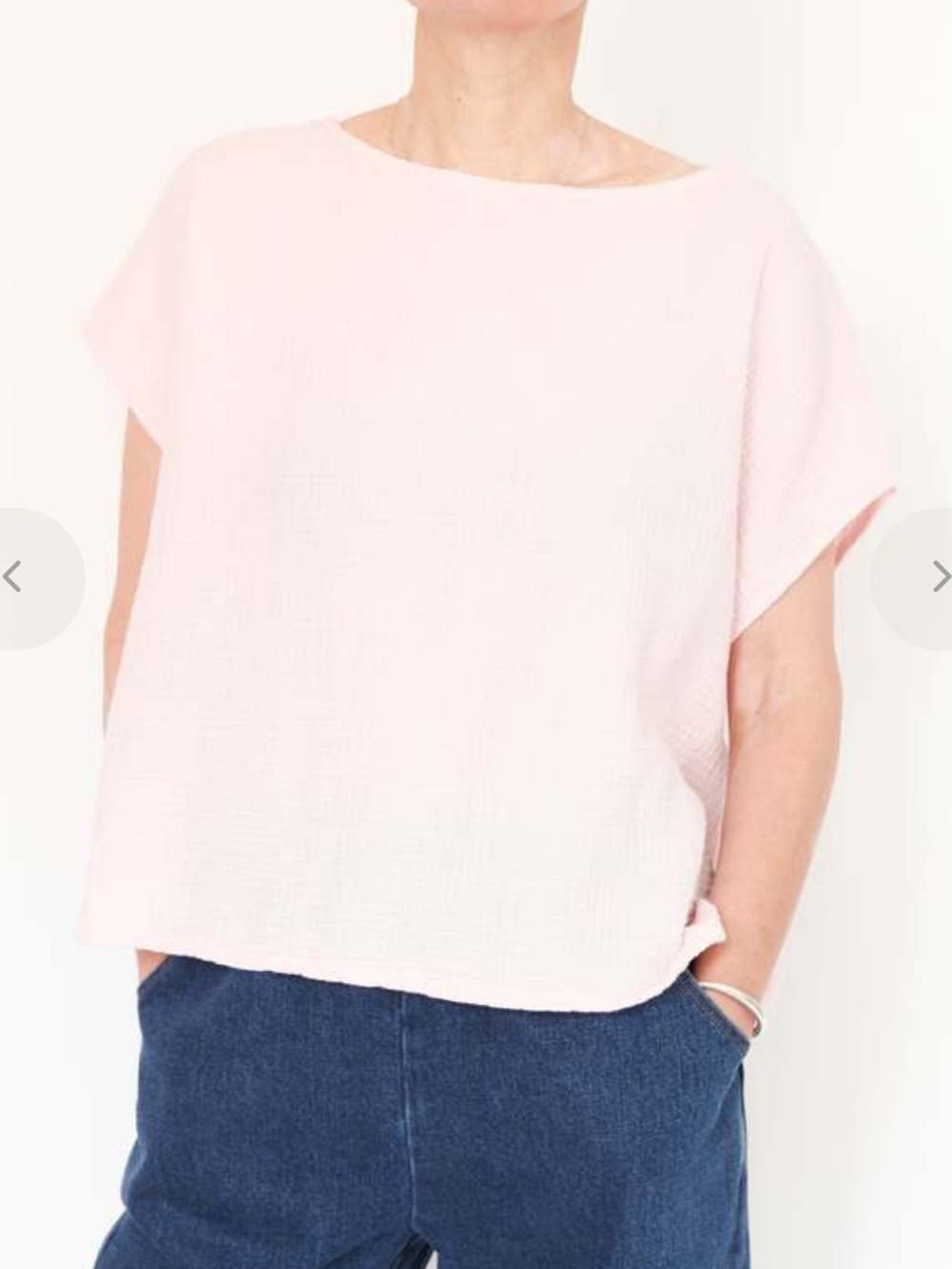 Bryn Walker Bess Shirt Organic Cotton Size Medium Lagenlook